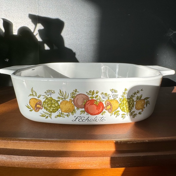Corningware Spice of Life 1 litre casserole/pan A-1-B w/ lid L’échalote - Picture 5 of 8